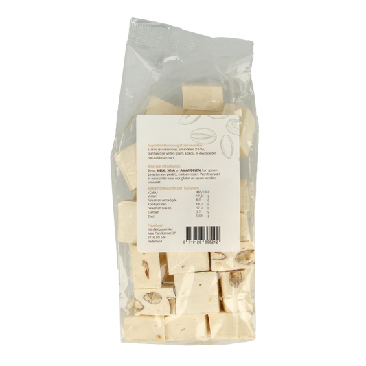 MijnNatuurwinkel Fudge nougat amandel 300 Gram