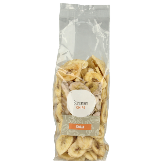 MijnNatuurwinkel Bananen chips 250 Gram