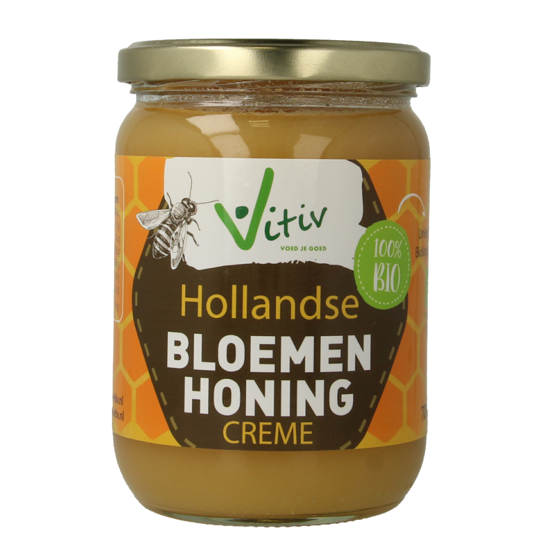 Vitiv Creme honing bio 700 Gram