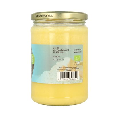 Vitiv Ghee geklaarde boter bio 500.00 Gram