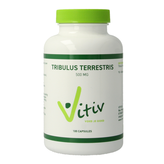 Vitiv Tribulus terrestris 500mg groen 100 Capsules