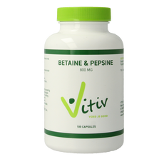 Vitiv Betaine HCL & pepsine 100 Capsules