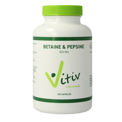Vitiv Betaine HCL & pepsine 100.00 Capsules