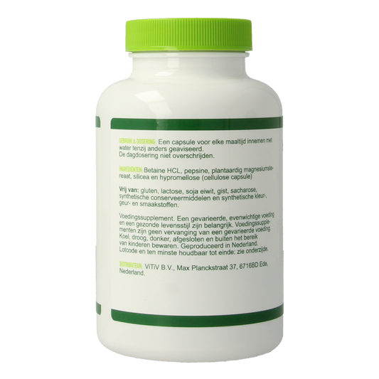 Vitiv Betaine HCL & pepsine 100 Capsules