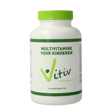 Vitiv Multivitamine voor kinderen 100.00 Kauwtabletten