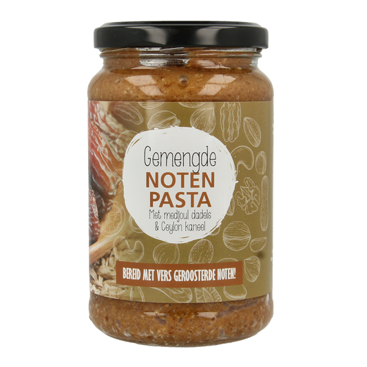 MijnNatuurwinkel Notenpasta dadel kaneel gemengd 350 Gram