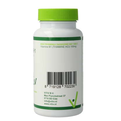 Vitiv Vitamine B1 100mg 100.00 Tabletten