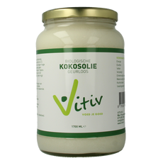 Vitiv Kokosolie geurloos bio 1700.00 Milliliter
