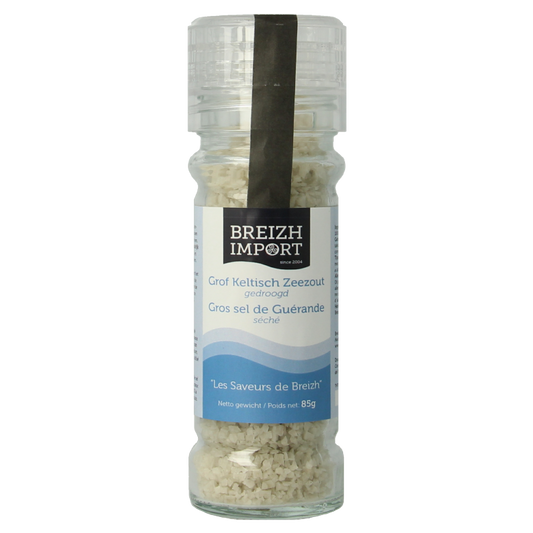 Breizh Import Grof keltisch zeezout gedroogd strooimolen 85 Gram