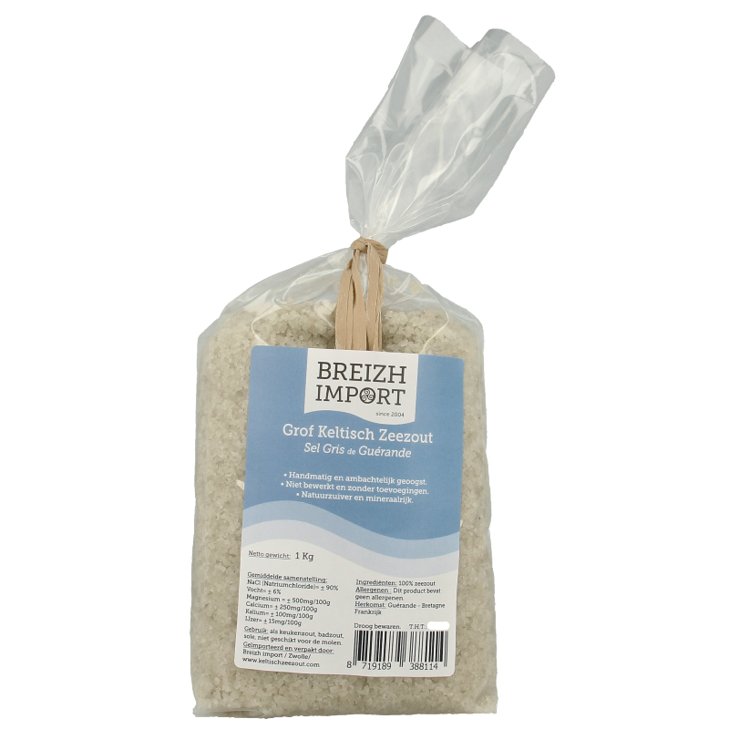 Breizh Import Grof keltisch zeezout 1 Kilogram