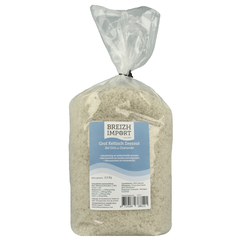 Breizh Import Grof keltisch zeezout 2500 Gram