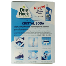 Driehoek Soda kristal 600.00 Gram