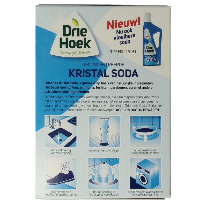 Driehoek Soda kristal 600 Gram