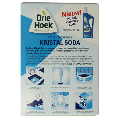 Driehoek Soda kristal 600.00 Gram