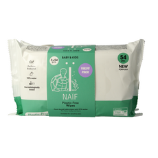 Naif Baby & kids plastic-free wipes 3-pack 3 Stuks