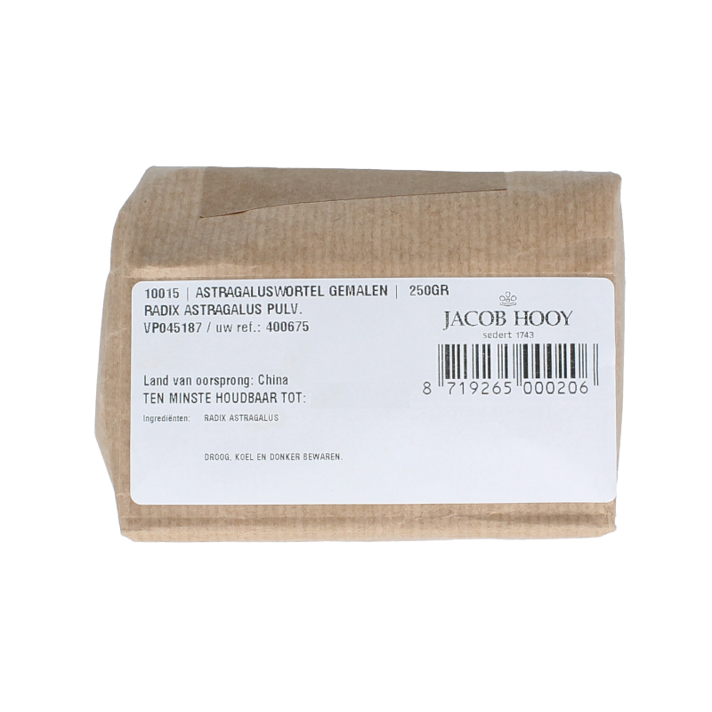 Jacob Hooy Astragaluswortel gemalen 250 Gram