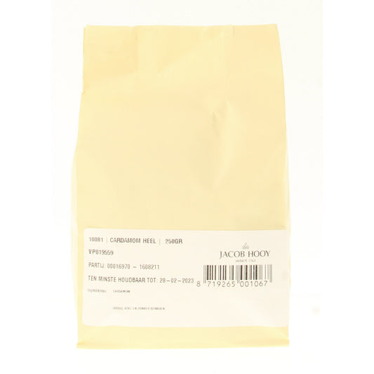 Jacob Hooy Cardamom zaad heel 250 Gram