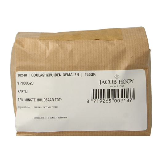 Jacob Hooy Goulashkruiden 250 Gram