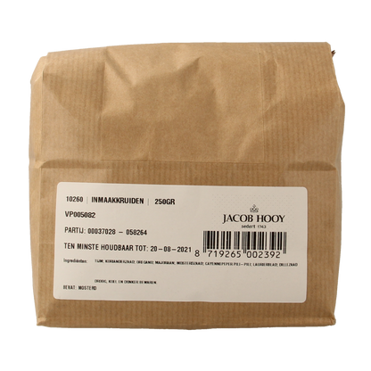 Jacob Hooy Inmaakkruiden 250.00 Gram