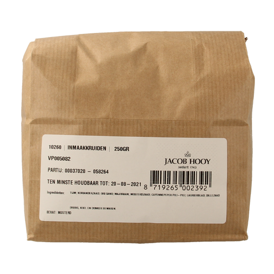 Jacob Hooy Inmaakkruiden 250.00 Gram