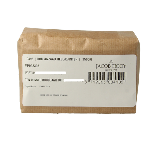Jacob Hooy Komijnzaad heel/djinten 250 Gram