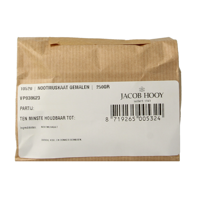 Jacob Hooy Nootmuskaat gemalen 250 Gram
