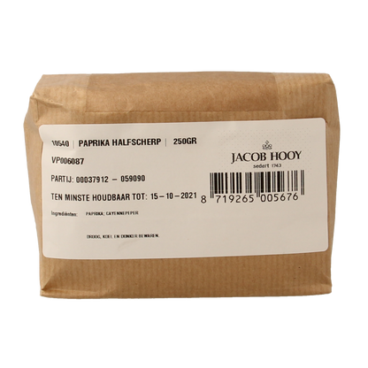 Jacob Hooy Paprika halfscherp 250.00 Gram