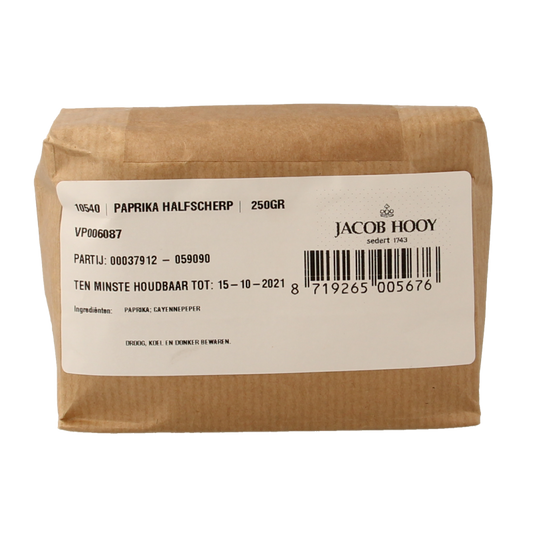Jacob Hooy Paprika halfscherp 250 Gram