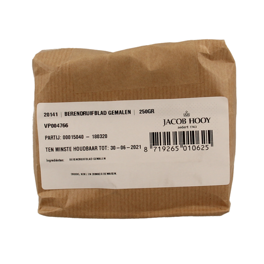 Jacob Hooy Berendruifblad gemalen 250 Gram