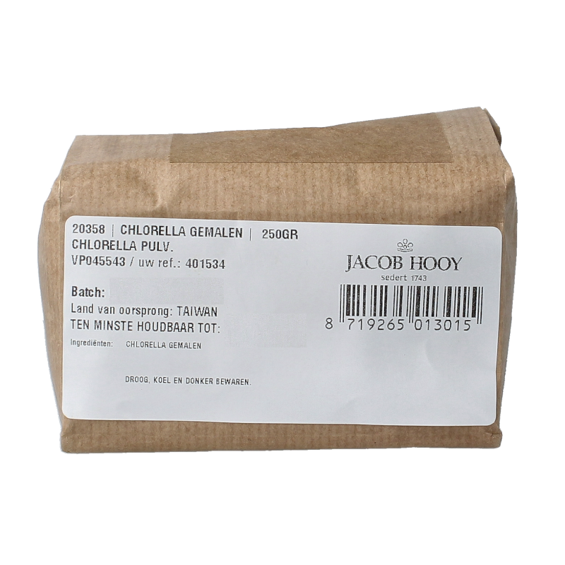 Jacob Hooy Chlorella gemalen 250 Gram