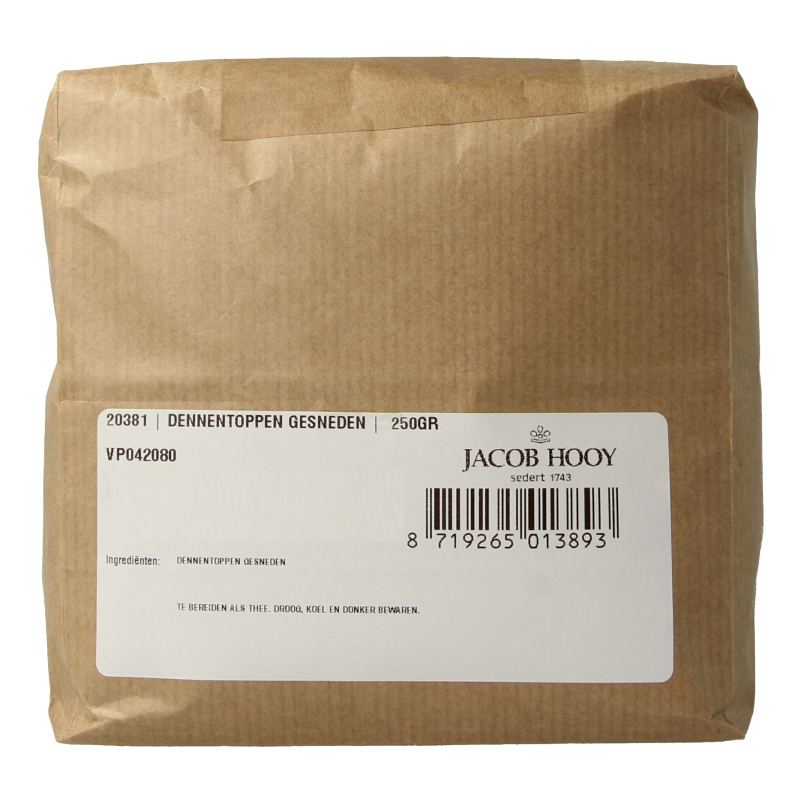 Jacob Hooy Dennentoppen gesneden  250 Gram