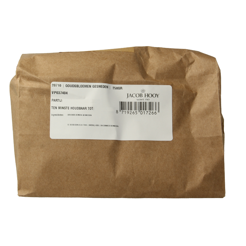 Jacob Hooy Goudsbloem gesneden 250 Gram
