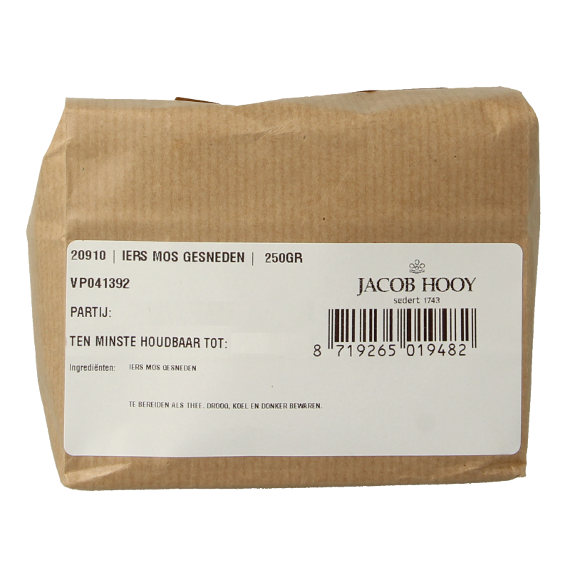Jacob Hooy Iers mos gesneden  250 Gram