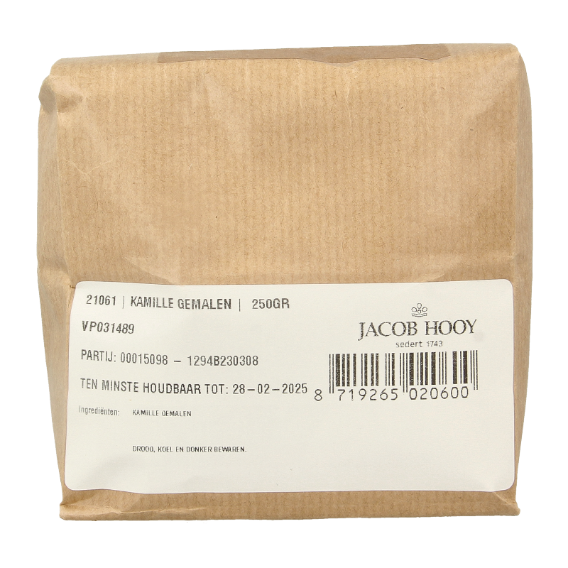 Jacob Hooy Kamille gemalen 250 Gram