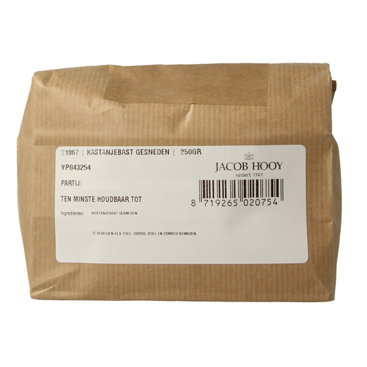 Jacob Hooy Kastanjebast gesneden 250 Gram