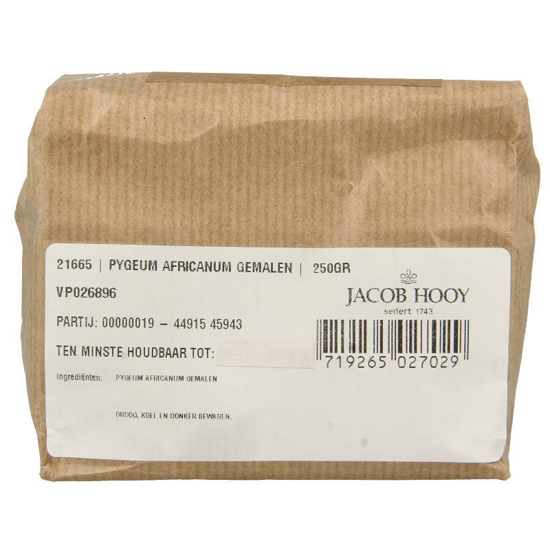 Jacob Hooy Pygeum africanum 250 Gram
