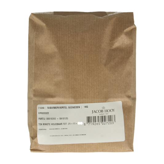 Jacob Hooy Rabarberwortel gesneden 1 Kilogram