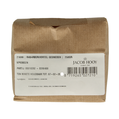 Jacob Hooy Rabarberwortel gesneden 250.00 Gram