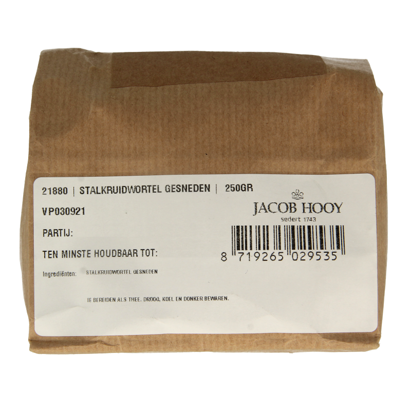 Jacob Hooy Stalkruidwortel 250 Gram