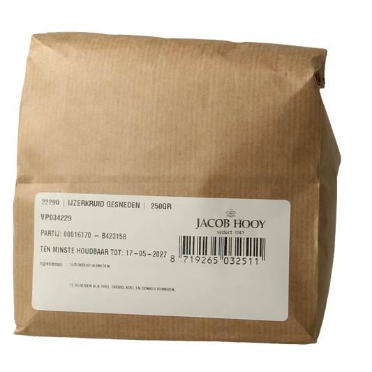 Jacob Hooy IJzerkruid gesneden 250 Gram