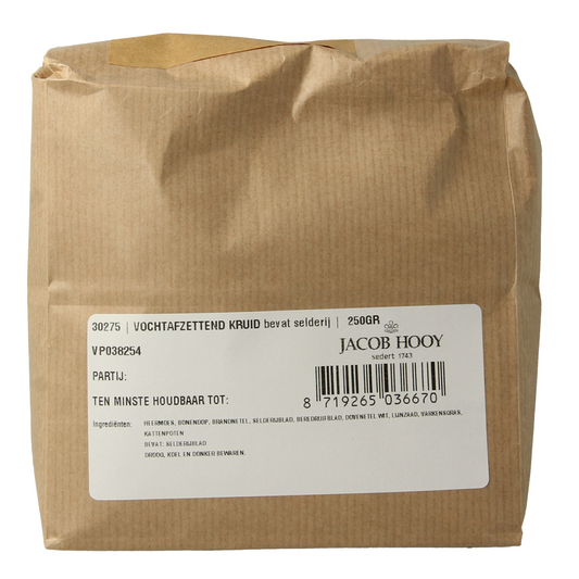 Jacob Hooy Vochtafzettende kruiden 250.00 Gram