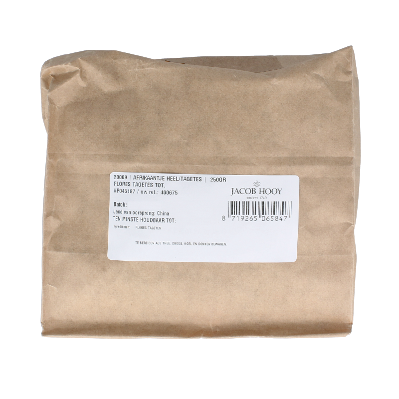 Jacob Hooy Afrikaantjes heel/tagees 250 Gram