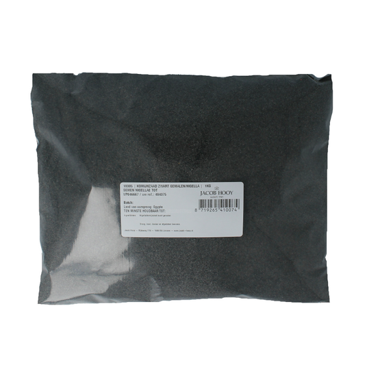 Jacob Hooy Komijnzaad zwart gemalen 1 Kilogram