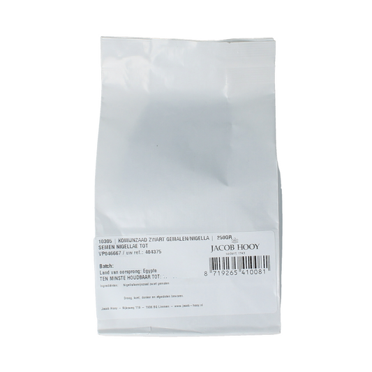 Jacob Hooy Komijnzaad zwart gemalen 250 Gram