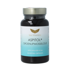 Sea Vitamins Groenlipmosselolie aspitol 90.00 Vegetarische capsules