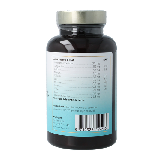 Sea Vitamins Zee mineralen vegan 90.00 Vegetarische capsules