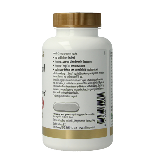 Golden Naturals Probiotica 100 miljard 45.00 Vegetarische capsules