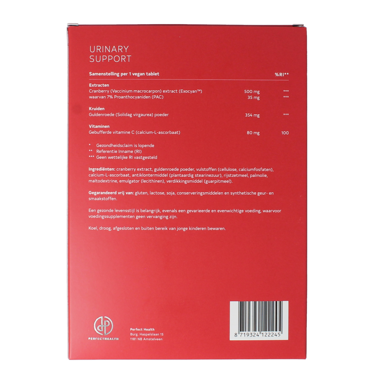 Perfect Health Urinary support 30.00 Tabletten