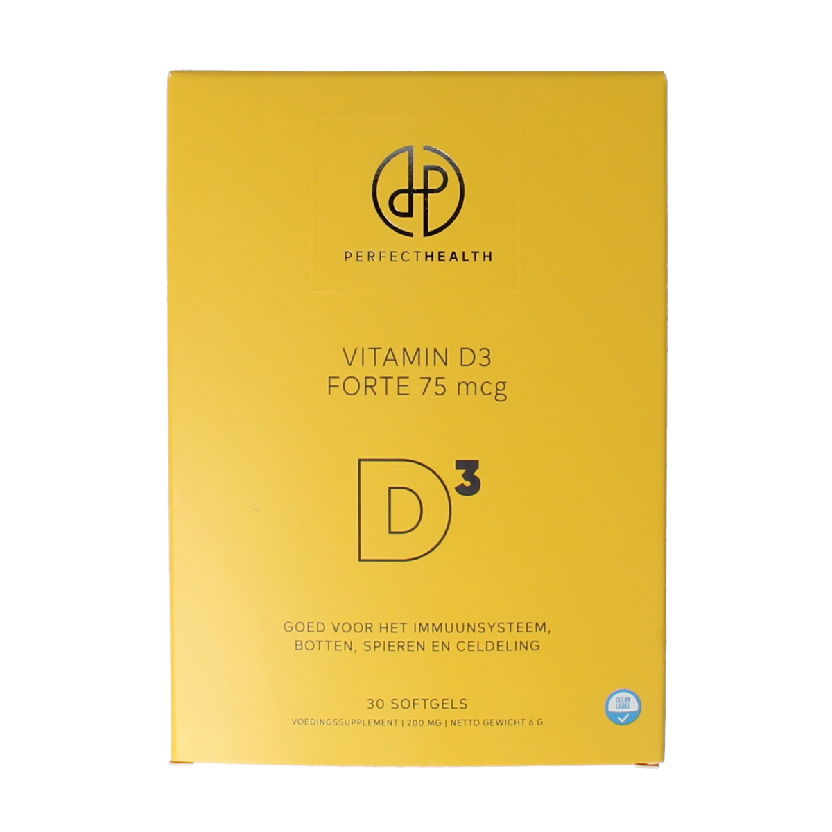 Perfect Health Vitamine D3 forte 75mcg 30.00 Softgels