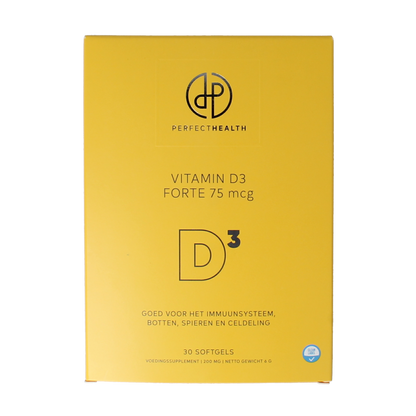 Perfect Health Vitamine D3 forte 75mcg 30.00 Softgels